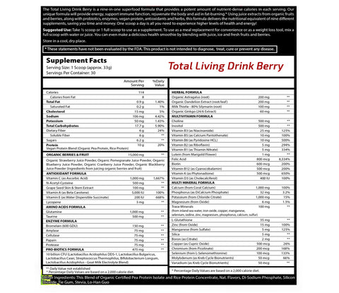 Total Living Drink Greens & Total Living Drink Berry Combo Pack ($20 Off)