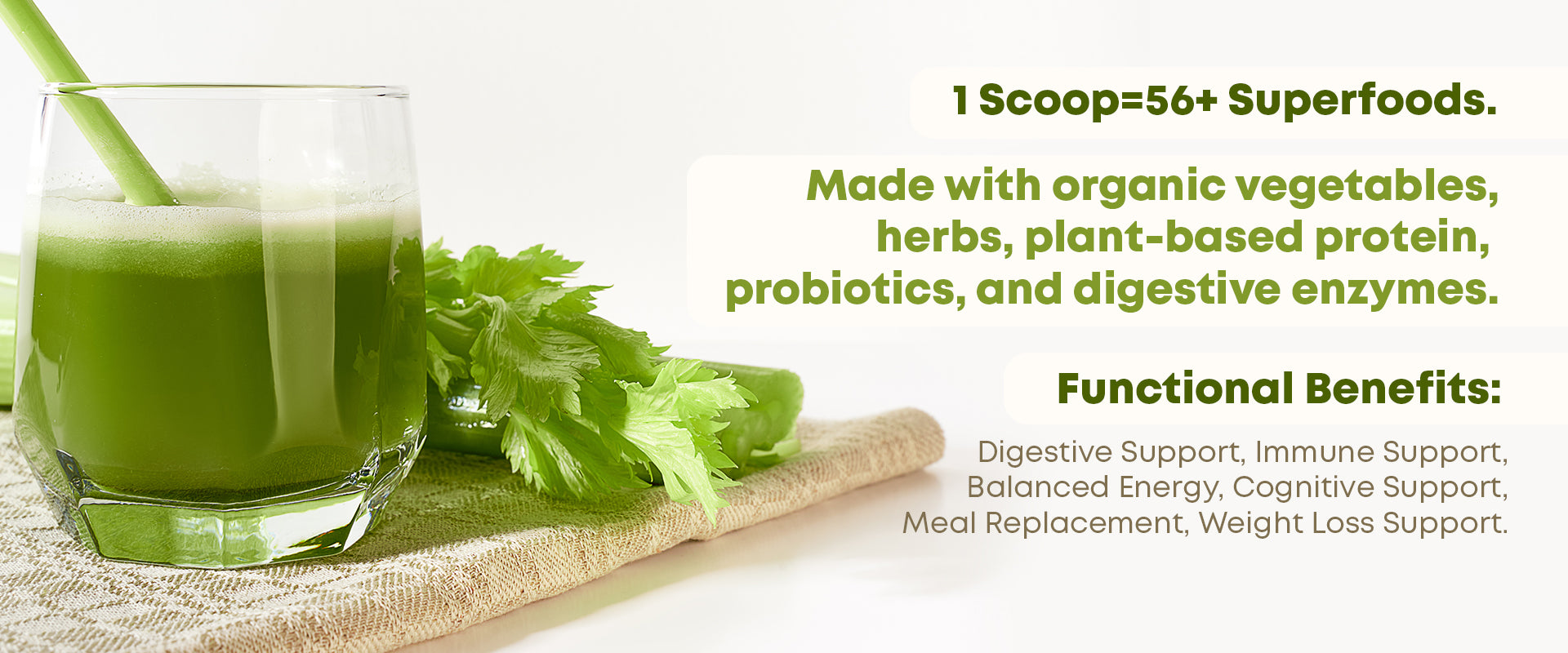 1 Scoop equals 56 Superfoods