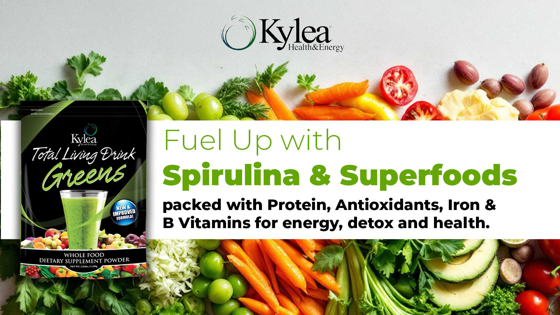 Landing page full-width image