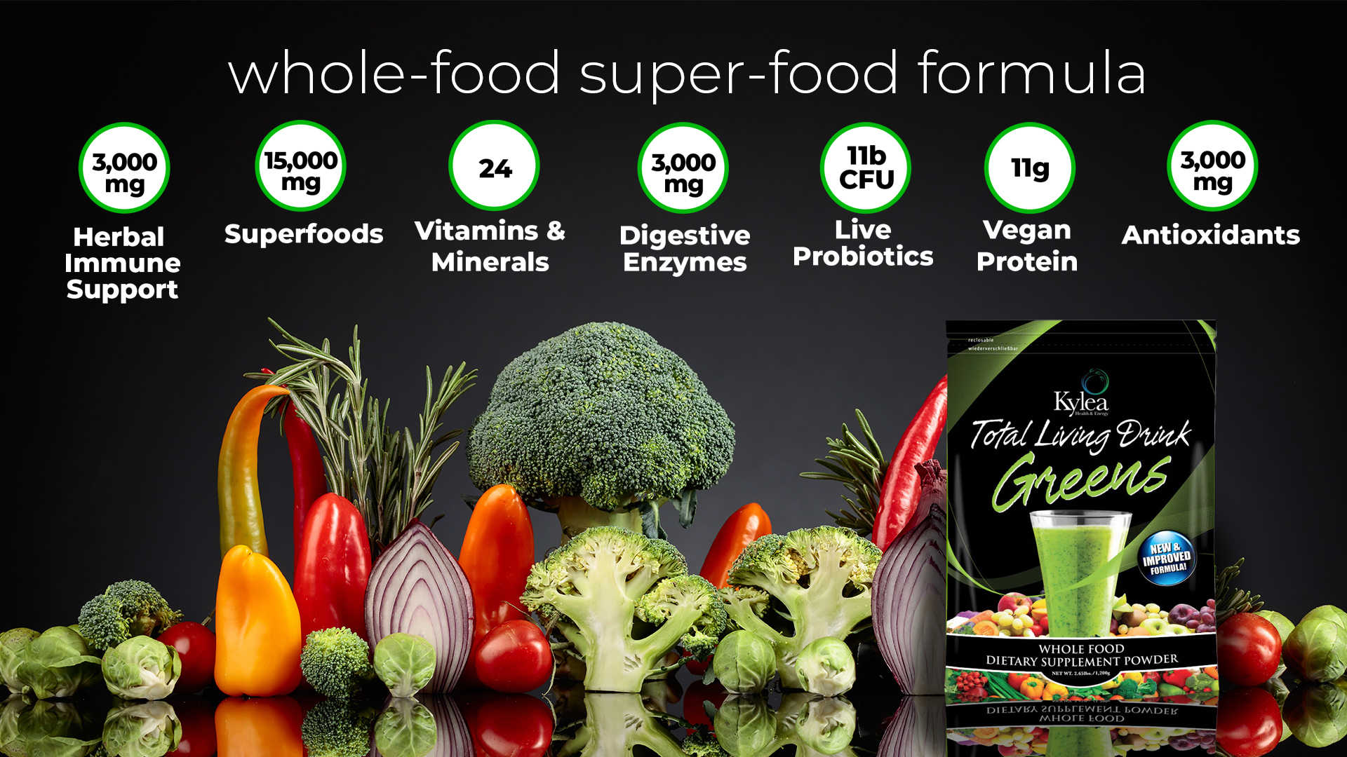 Landing page full-width image